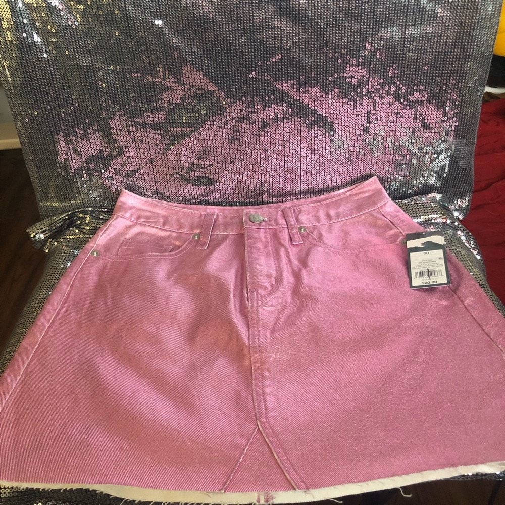 Pink skirt